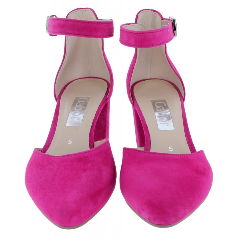 Pink ankle strap court shoes hotsell